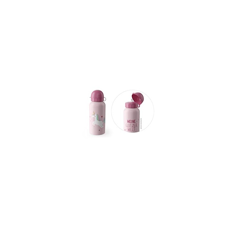 laVida Kinder-Trinkflasche (Meine Glitzerwelt (pink))