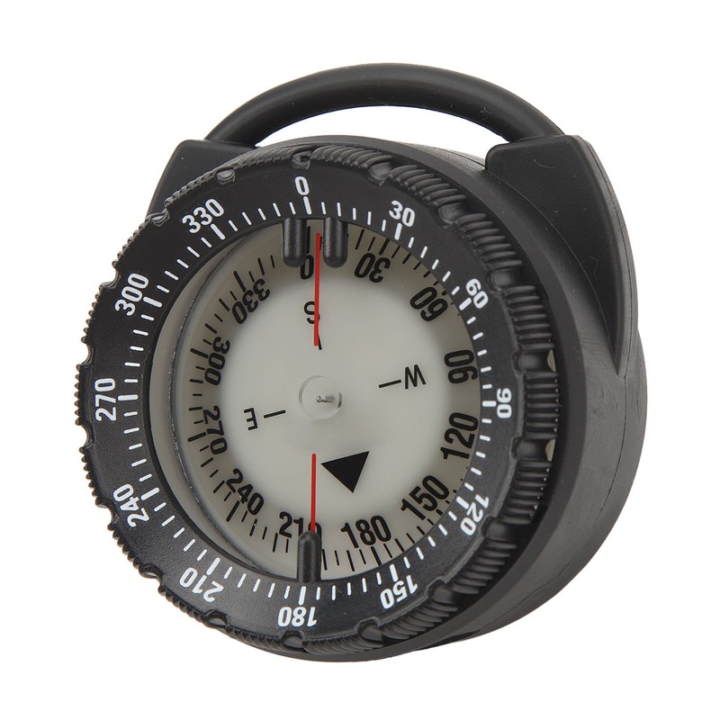 50M Underwater Diving Compass Luminous Magnetic Waterproof Pipe Clamp Diving
