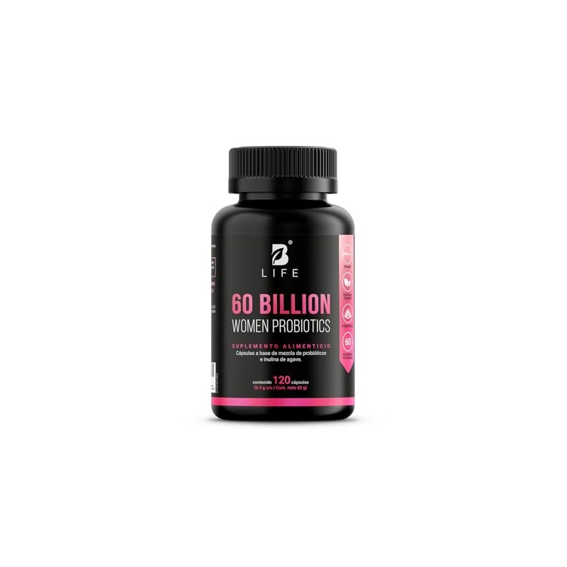Probiticos para Mujer 120 cpsulas 60 Billones con Bromelina e