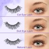 AnyFairy Lash Clusters Kit 8-18mm DIY Lash Extension Kit Wispy
