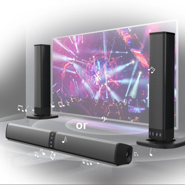 Universal Bluetooth Wireless Portable Surround Sound Bar Subwoofer TV 2