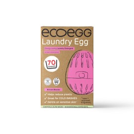 Ecoegg Laundry Egg | Replacement for Cleanser and Fabric Conditioner | Sensitive and No Enzymes, Phosphates, Palm Oil, Chlorine Bleach | Sensitive Skin | British Blossom 70 Wash