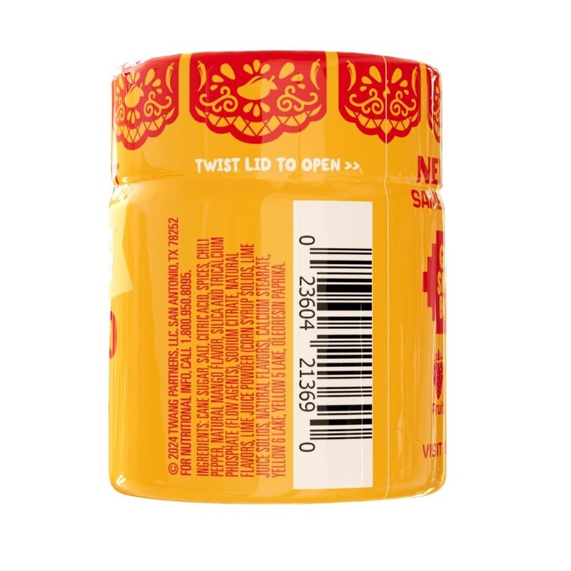 Twangerz Mango Chile Seasoning Salt Snack Topping, 1.15-Ounce Shaker (Pack