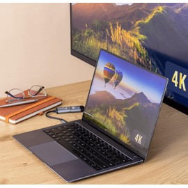 Reagle Adapter USB-C HDMI 4K 60Hz Mac USB C Adapter Thunderbolt Aluminium Housing Compatible with Desktop Laptop Phone TV