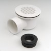 MUCOL Low Profile Shower Base Drain with Perforated Strainer, 1.5
