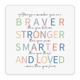 Desk Decor, Motivational Gifts, Always Remember You Are, Wood Plaque with Stand, Inspirational Gifts, Dorm，Home, Living Room Decor, Gifts for Family, Friends, Colleague, Back-to-school Season. (006)
