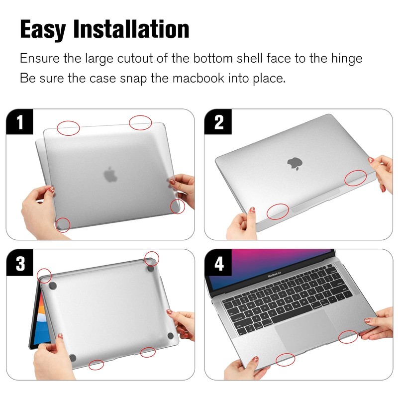 Fintie Case Compatible with MacBook Air 13 (2018-2020 Release) A2337(M1)/A2179/A1932,