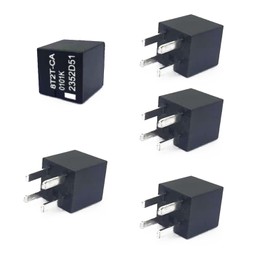 GROBARPART 5 PCS 8T2T-CA 0101K Relay 12VDC 20A Relay Compatible with Ford