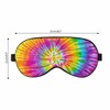 Vnwoalu Swirl Sleep Eye Mask Abstract Colorful Tie Dye Men