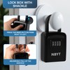 NBYT Portable Key Cabinet with Combination Lock, House Keys to