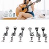 6PCS Guitar Locking Tuners Triangular Head String Tuning Key Pegs
