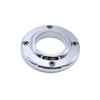 Polished Aluminum 2" Steering Column Floor Swivel Mount Base