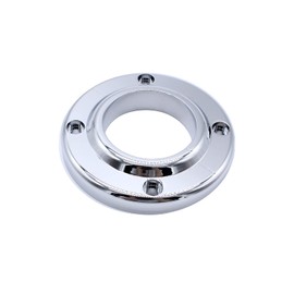 Polished Aluminum 2" Steering Column Floor Swivel Mount Base
