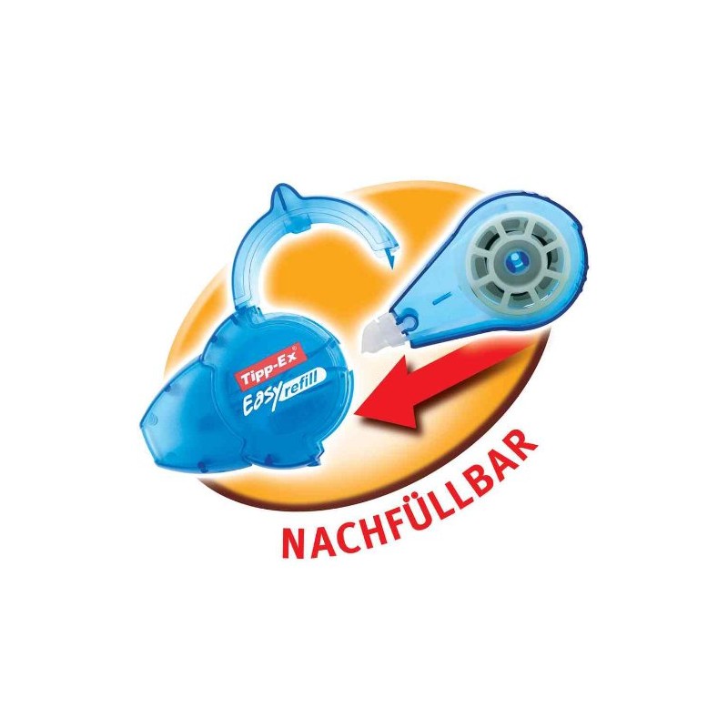 Tipp-Ex Easy-refill Correction Tape Roller 5mmx14m Ref 879424 [Pack 10]