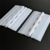 Pack of 2 x White Acrylic Hinges 75mm x 45mm