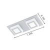 Eglo Ceiling Light, Integriert, Silver