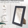 Photo Picture Frame 6 x 4, Black, Freestanding and Wall