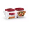 Rubbermaid® Home 2pz Recipiente-tapa Alimentos Rubbermaid® Plástico, 0.5 Tz