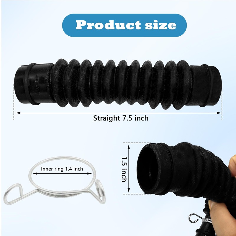 AEM73213001 Washer Washing Machine Drain Hose Compatible with LG Washer