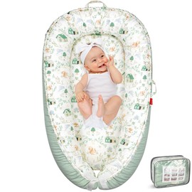 BUTOA Baby Lounger - Baby Lounger for Newborn 0-24 Months, Breathable & Soft Baby Nest, Portable and Lightweight Infant Lounger for Home and Travel, Ideal Newborn Babies Essentials Baby Shower Gifts