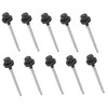 AERZETIX - C57208 - Set of 10 self-drilling screws metal
