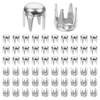TIXIPEM Round Dome Rivets [100pcs] - 3mm Round Dome Studs
