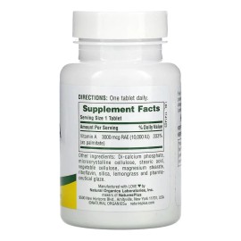 Natures Plus | Vitamina A 10,000 Iu, 90 Tabletas