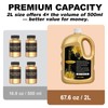 Snailmart 1/2 Gallon (67 oz) Gold Acrylic Paint Metallic，Extra-Large 2