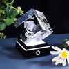 3D Crystals Taurus Zodiac Astrology Gifts For Women Men,Taurus Glass
