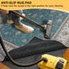 Waterproof Rug Pad, 10x14 ft Under Area Rug Carpet Pad,