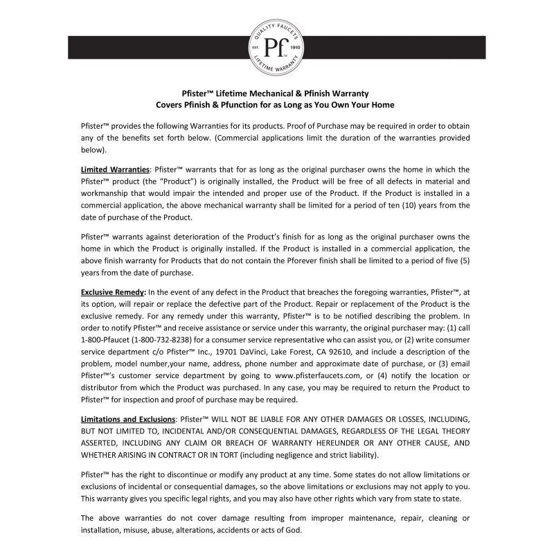 Pfister Rough Valves 4 -Port 2-Way Diverter Valve