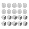 sourcing map Nut Protection Cap, 20Pcs M8x13x15mm - Plastic Hexagonal