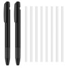 2 Packs Eraser and Refill, Round 3.8 mm Pen Style