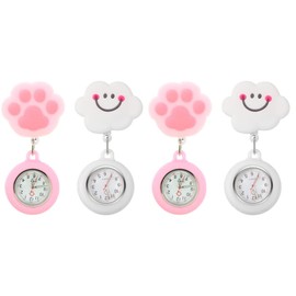 Gatuida 2sets Adorable Digital Nurse Watch Fob Ideal for Nurses Medical Staff 2pcs*2