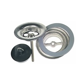 Viega 100261 Universal Drain Valve 1 1/4 Inch x 60 mm Diameter with Rubber Plug Plug Washbasin