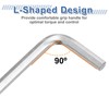 HARFINGTON 10pcs Hex Key Wrench 7/64" 45# Carbon Steel L-Shape
