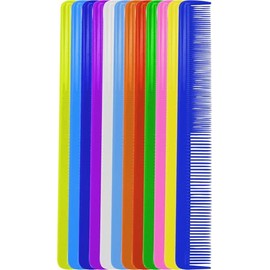 Dream World 7" Styling Comb Assorted Color 12 Pcs Pack