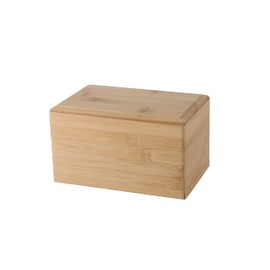 SILICUTE X-Large Bamboo Pet Urns for Dog Ashes, Bamboo Wooden Pet Urn for Funerals and Memorials, Sturdy Wood Keepsake Memory Box