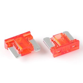 (25Pcs) 10 Amp Low Profile Mini Car Fuses, 10A Automotive Fuse, Blade Fuse for Car/RV/Truck/SUV/Motorcycle/Boat