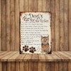 Shawprint Limited MY DOG'S RULES RETRO STYLE METAL TIN NORWICH