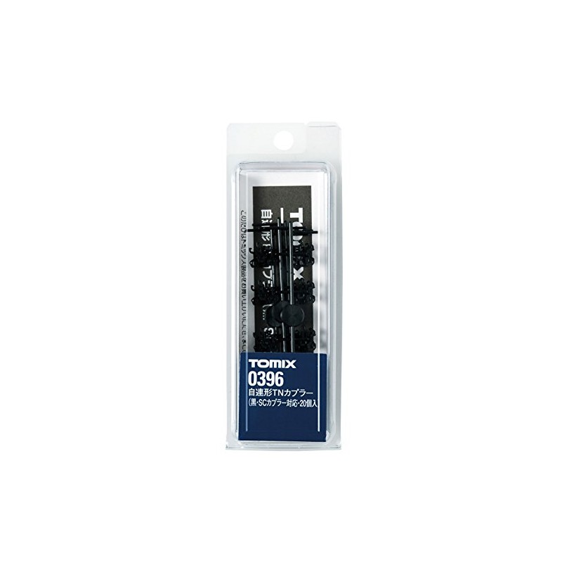 TOMYTEC 0396 TOMIX N Gauge Self-contained TN Coupler, Black, Compatible