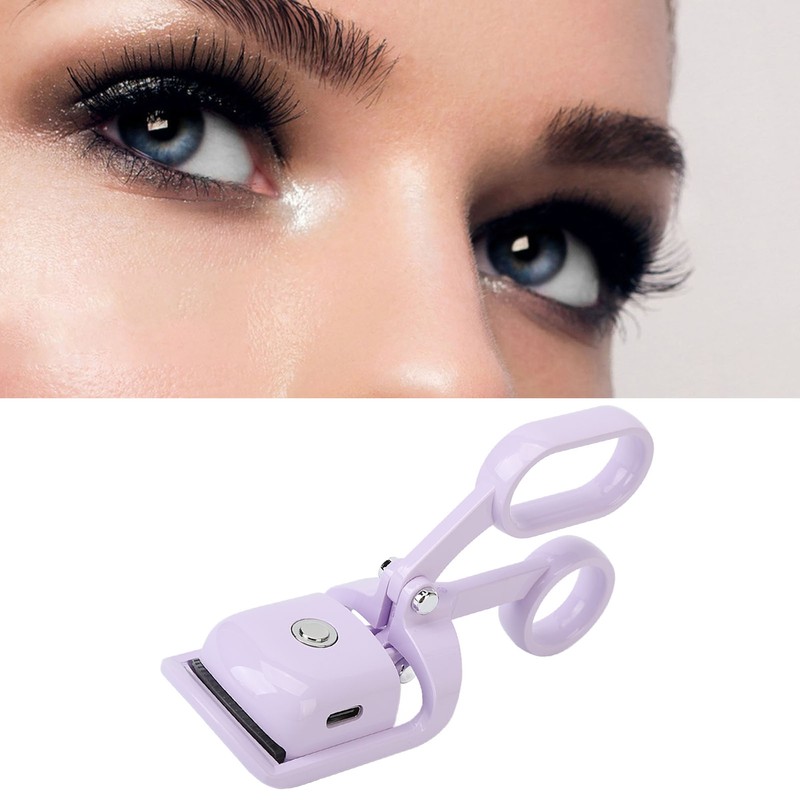 Professional Heated Eyelash Curler 3 Gears Temperature Adjustable Rechargeable Electric
