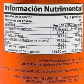 Citrato De Magnesio 90 Gomitas Mandarina Natural Health