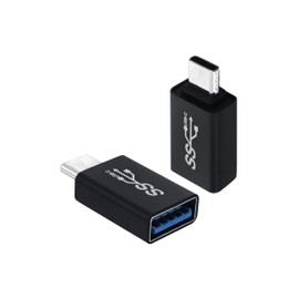 Boobrie USB C Male to USB 3.0 Female Adapter Type C to USB A Female Adapter USB C Male to USB A Female Adapter OTG for MacBook Pro 2019/2018/2017 MacBook Air 2018 Surface Go etc Type-C Devices 2-Pack
