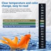 6Pcs Temperature Meter Sticker, Aquarium Water Thermometer, Stick-on Thermometer Strip