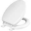 Mayfair Padded Toilet Seat, Cushioned Soft Vinyl over Wood Core