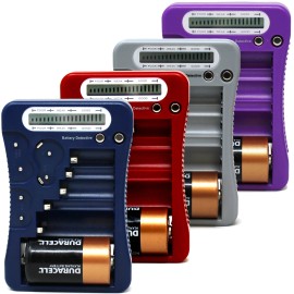 Battery Detective **BRAND NEW** 12-Type Battery Tester, LCD Display, for Household Batteries - Blue