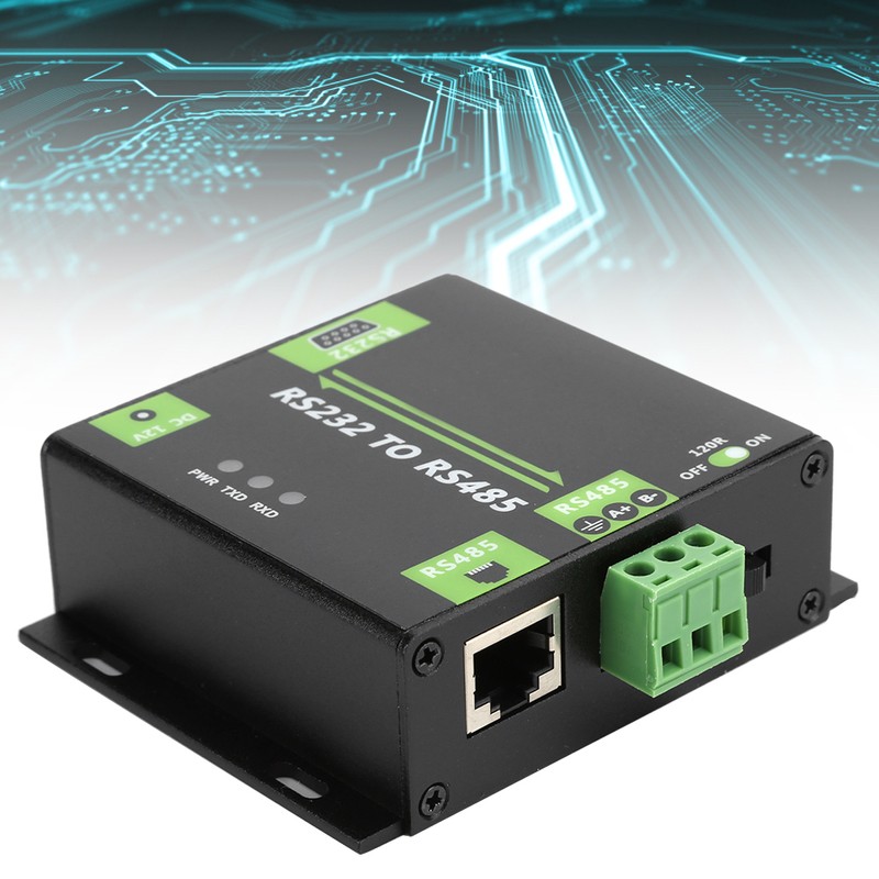 RS232 to RS485 Converter Electromagnetic Isolation Asynchronous 2‑Way Adapter Module