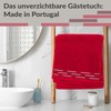 Lashuma Küchentücher Frottee Rot, Lugano 4er Set Kinderhandtücher 30x50 cm