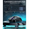 SOLAKAKA SM600 Honeycomb Shell Gaming Mouse Wireless,Tri-Modes BT5.1/2.4G Wireless/Type-C Wired